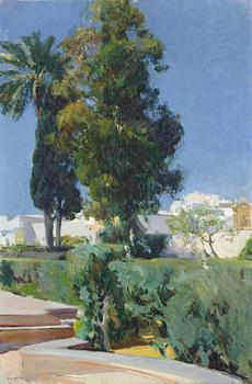 華金 索羅利亞 巴斯蒂達 Corner of the Garden Alcazar Sevilla 華金 索羅利亞 巴斯蒂達 Corner of the Garden Alcazar Sevilla